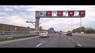 Driving on M4 Motorway 🛣 Monday Evening