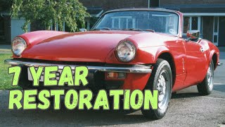 Triumph Spitfire Mk4 Restoration. 7 Years OMG!