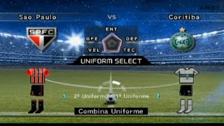 CAMPEONATO BRASILEIRO SÉRIE A - RODADA #08 SÃO PAULO X CORITIBA - BOMBA PATCH 2024 - GAMEPLAY PS2.