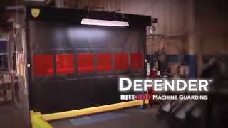 Dptec - Rite Hite Machine Guarding   Defender Automated Barrer Door   Outperforms Light Curtains