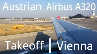 Austrian Airlines Airbus A320-214 (OE-LBS) | Takeoff Vienna Int. Airport [LOWW]