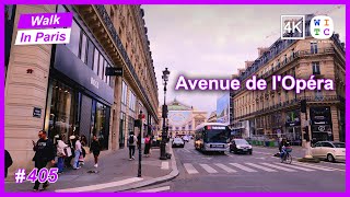 Avenue de l'Opéra, Paris, France | Walk In Paris | Paris walk | Paris street tour