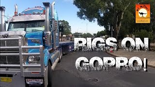 Extreme Trucks #38 - Rigs on gopro! Massive Australian trucks rigs close up action on the highway!