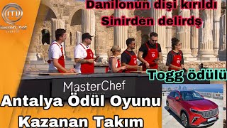 Masterchefde Ödül Oyununu Hangi Takım Kazandı Büyük Ödül Neymiş Danilonun Dişi Kırıldı