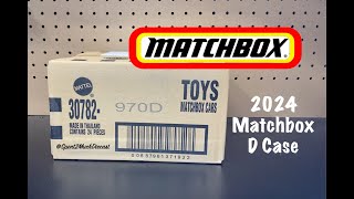 2024 Matchbox Full Case Unboxing - Case D | C10  | New Casting | Diecast Collector | Case Break