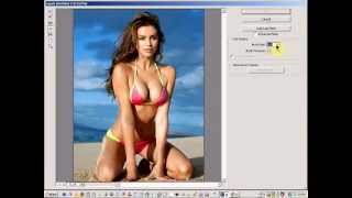 How to enlarge a models breasts in photoshop