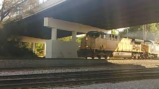 Union Pacific train in barberton Ohio