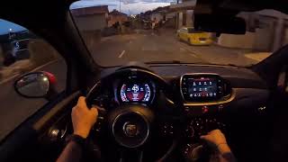 Abarth 595 Pista Night ｜ POV Test Drive