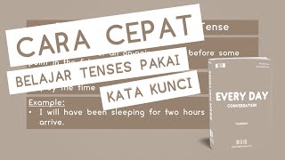 CARA CEPAT PAHAMI 12 TENSES BAHASA INGGRIS PAKAI KATA KUNCI