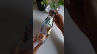 painting on glass bottle | painting bottle #glasspainting #artideas #artoftheday  #acrylicpainting