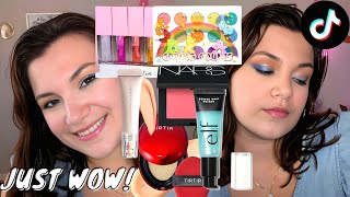 FULL FACE TESTING VIRAL TIKTOK MAKEUP PRODUCTS