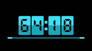 73 minutes Countdown Timer flip clock