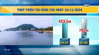 Dự báo thời tiết tỉnh BR-VT ngày 16/11/2024 | BRTgo