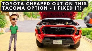 Toyota Went Cheap On This New Tacoma Option So I Fixed it!