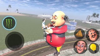 Franklin playing with Motu patlu in Indian bike driving 3d