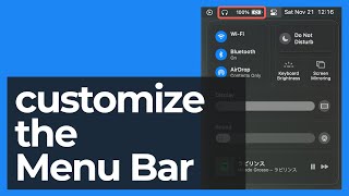 macOS Big Sur: Decluttering the Menu Bar