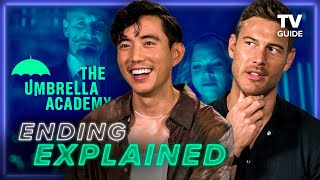 The Umbrella Academy Season 3 ENDING EXPLAINED | Emmy Raver-Lampman, Justin H. Min, David Castañeda