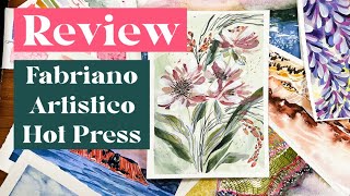 Watercolour paper review: Fabriano Artistico Hot Press Watercolour Paper (640 gsm)