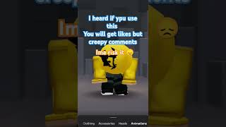 I'm risking it#roblox #shorts