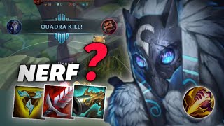 WILD RIFT | KINDRED NERF ?! BEST QUADRAKILL IN EARLY GAME NEW PATCH 5.1A !