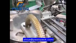 Automatic pressed powder filling machine, puff cake filling machine