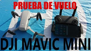 PRUEBA DE VUELO MAVIC MINI