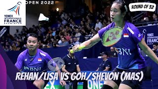 French Open 2022 | Rehan Naufal/Lisa Ayu vs Goh Soon/Shevon Jemie (MAS) - 32 Besar