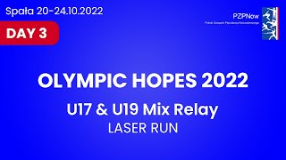 Laser Run - U17 & U19 Mix Relay - Olympic Hopes 2022 - Spała 23.10.2022