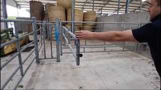 3 IN 1 Calving Gate With Cesarean Gate