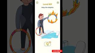 Help The Dolphin | Dop2 #level207#gameplay #iosgames   #shorts #youtubeshorts