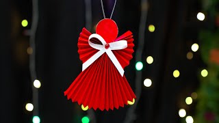 Christmas Angel for Christmas tree | How to Make a Paper Angel for Christmas Decorations ||