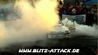 17. Opeltreffen Oschersleben 2012 - Burnout Kalle Quer Part 1