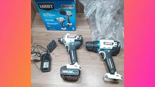 Hart 20v Drill and Impact Driver Set Unboxing and Review 2023