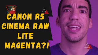 Canon R5 Cinema Raw Lite | FIX for Magenta color problem in Adobe Premiere Pro CC