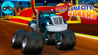 Blaze and the Monster Machines: Axle City Racers - Race with Crusher | Racing Cars Video Game