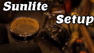 The Struggle And Setup Of The $40 Dollar Sunlite Goodwill Drum Set