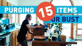 "15 items or Bust" | Kon Mari My Kitchen | Ep.4