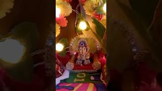 DIY Ganapati Bappa Morya 🥰❤️#ganesh #singhasan #trending #shorts #ytshorts #youtubeshorts #craft