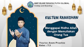 Menggapai Ridho Allah SWT Dengan Memuliakan Kedua Orang Tua | Yurico Anom Prayitno