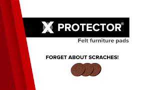 X-PROTECTOR Premium Giant Pack Furniture Pads 235 Piece!