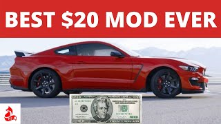 $20 CHEAP MOD MADE NIGHT & DAY DIFFERENCE IN MY S550 2020 FORD MUSTANG GT