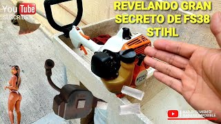 Falla común de Güiro Stihl Fs38 gran secreto revelado, nunca mas la llevarás a repar!