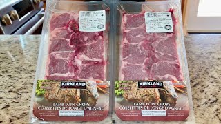 Costco Lamb Loin Chops / Lamb Chops / Lamb Loin Chops in Air Fryer / Costco Meat / ASMR cooking