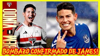 OFICIAL: JAMES RODRIGUEZ es nuevo jugador del SãO PAULO FC ¡BOMBAZO!