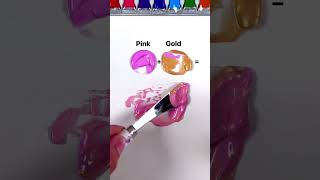 Unusual color recipes #colormixing #paintmixing #artvideos #oddlysatisfying #asmart #asmr #tappingso