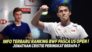 Mengejutkan...!!! Ini Peringkat Terbaru BWF Jojo, Ginting !! Masih Sama Atau Naik ?