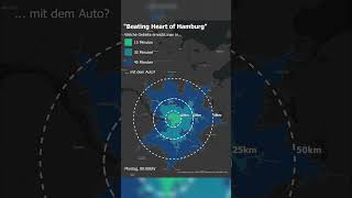 Beating Heart of Hamburg #arcgis #cartographie #geography #gis #technology #innovation #shorts