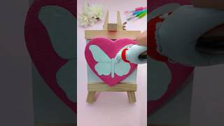 🦋Butterfly Painting Idea with Modeling Putty #butterfly #diy #painting #craft #satisfying #artwork