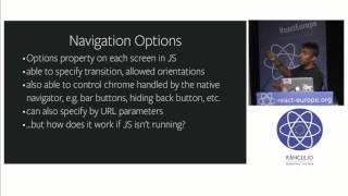 Integrating React Native with Native Infrastructure - Mehdi Mulani at @ReactEurope 2017