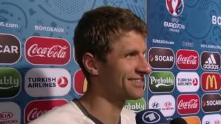 Thomas Müller Interview:" Unser Zeil war es immer, im Halbfinale auszuscheiden"